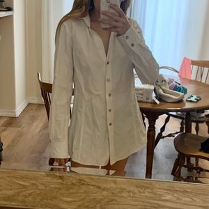 Worth white button down shirt